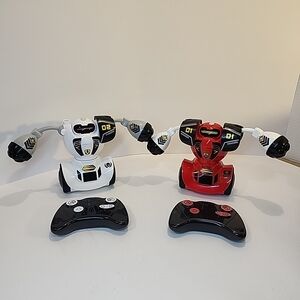 Red and Black Robot Toy with Remote